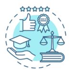 icon representing law students' study skills