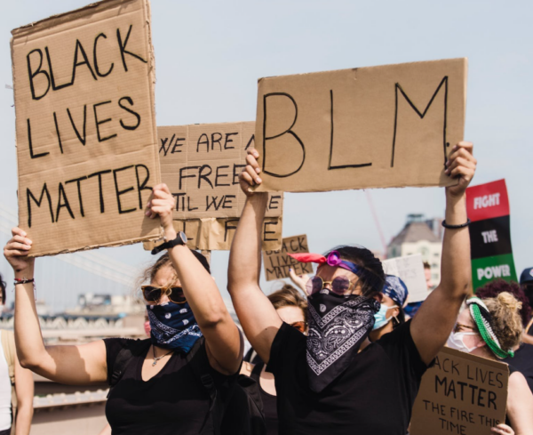 People at Black Lives Matter Protest