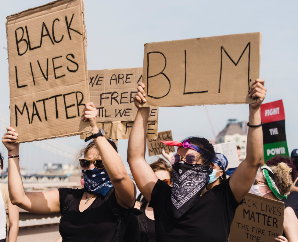 People at Black Lives Matter Protest