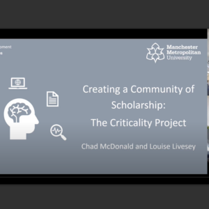 Creating a Community of Scholarship