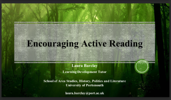 Encouraging Active Reading
