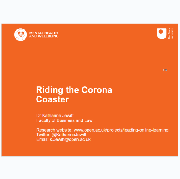 Riding the Corona Coaster