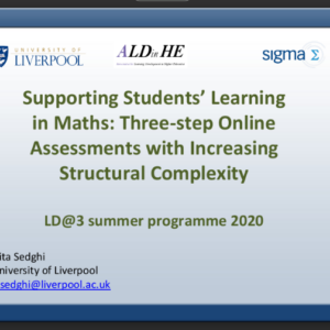 Supporting Students Learning in Maths