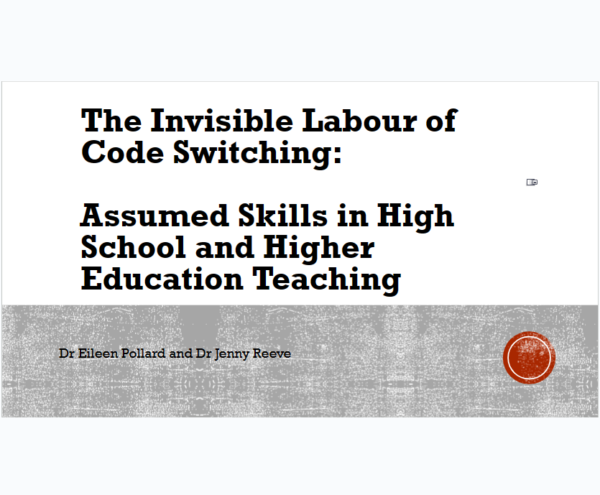 The Invisible Labour of Code Switching
