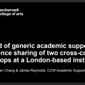 The end of generic academic support