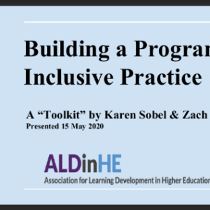 toolkit of inclusive practice
