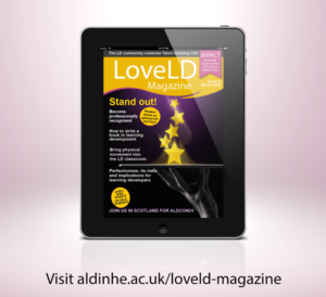 The cover of issue 4 of LoveLD magazine on a tablet device.