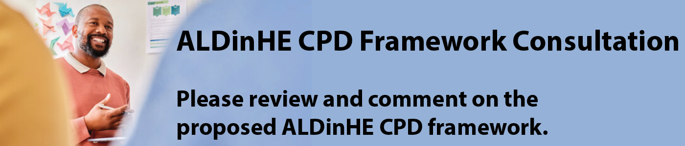 ALDinHE CPD framework banner